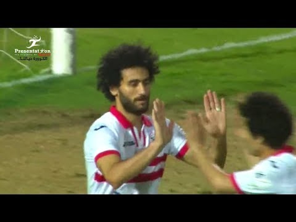 الهدف الأول لـ الزمالك امام الاتحاد السكندري " باسم مرسي " الجولة الـ 31 الدوري المصري