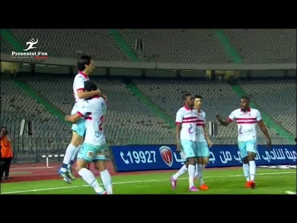 الهدف الثاني لـ الزمالك امام الأهلي " ايمن حفني " الجولة الـ 34 الدوري المصري