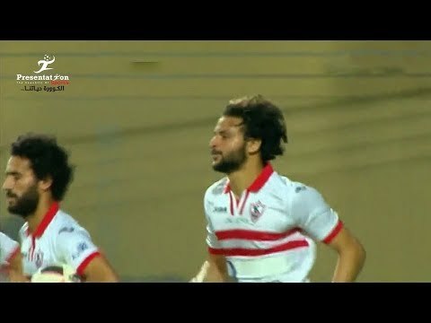 الهدف الأول لـ الزمالك امام الانتاج الحربي محمود علاء دور الـ 8 كأس مصر 2017 - 2018