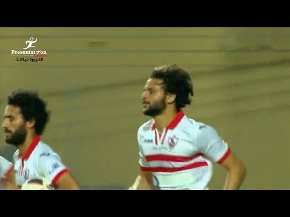 الهدف الأول لـ الزمالك امام الانتاج الحربي " محمود علاء " دور الـ 8 كأس مصر 2017 - 2018