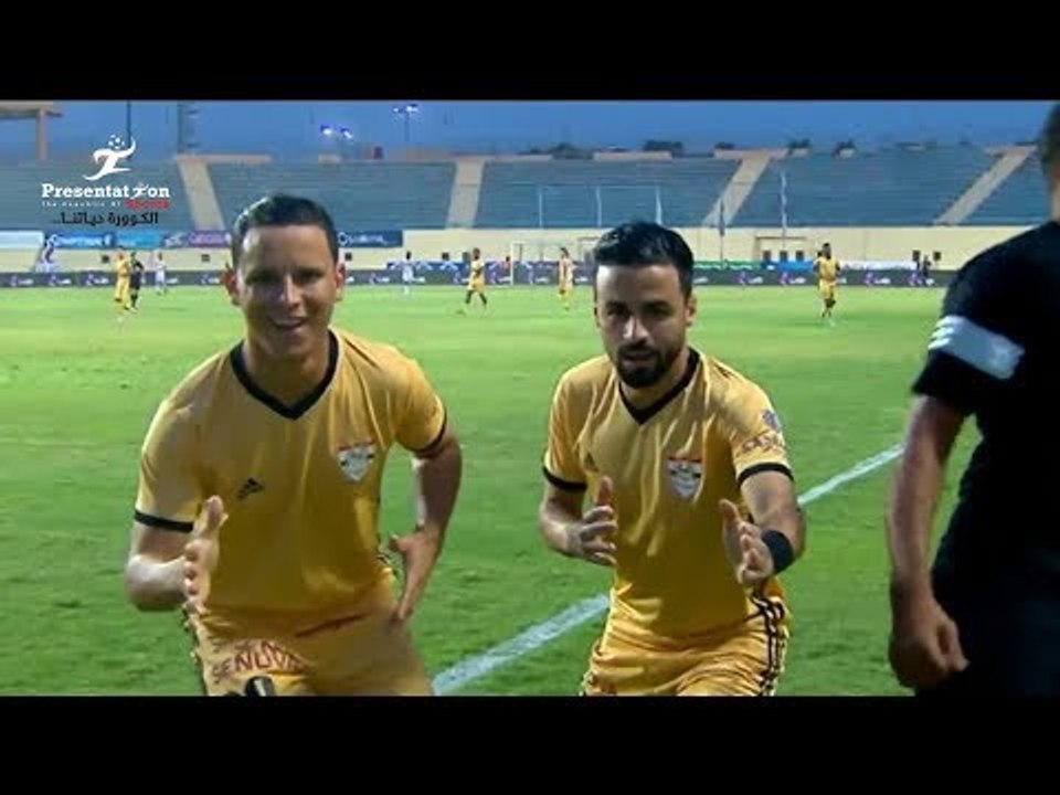الهدف الأول لـ الإنتاج الحربي امام الزمالك " احمد شديد قناوي " دور الـ 8 كأس مصر 2017 - 2018