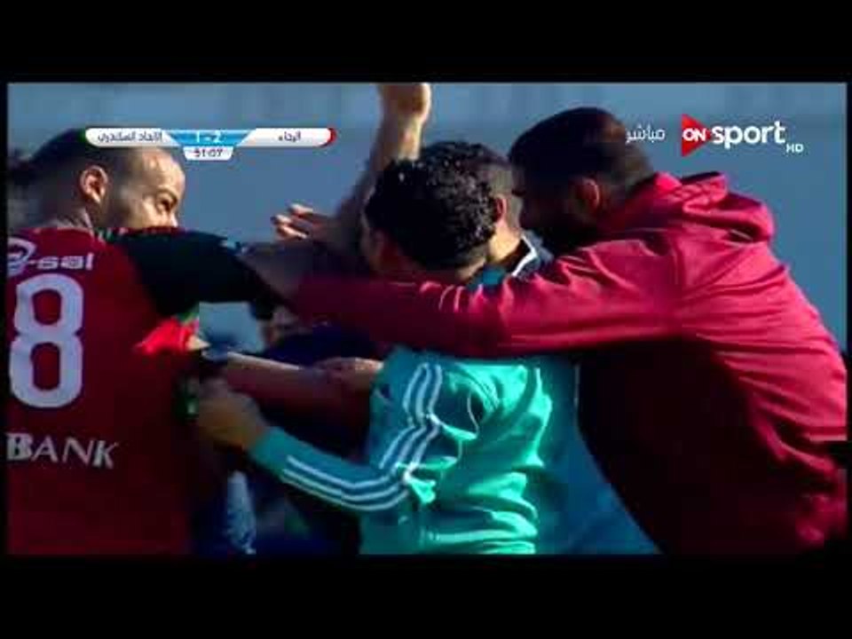 الهدف الثاني لـ الرجاء امام الاتحاد " هشام فتح الله " الجولة الـ 34 الدوري المصري
