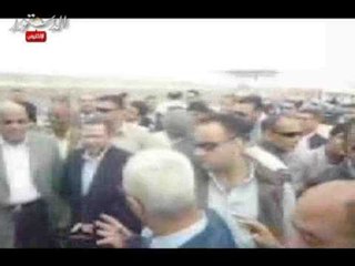 رئيس الوزراء يفتتح محطة صرف صحى بالخارجة