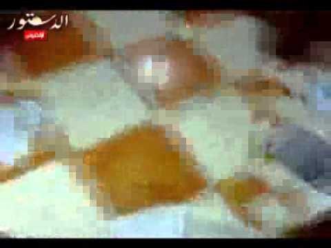 أثار الدمار الذى خلفه معاون مباحث الوراق