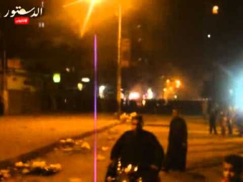 الامن يطلق غازات مسيلة للدموع بعد محاولات باقتحام الحرية والعدالة بالمنصورة