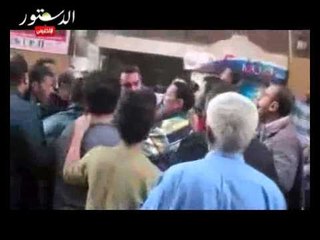 شاهد الإعتداء على مقر الإخوان بكفر الشيخ