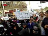 تجمهرالمئات من ألتراس المصري فى مظاهرة حاشدة ببورسعيد