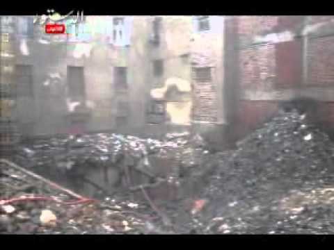 استمرار الحماية المدنية فى إخماد حريق حارة اليهود