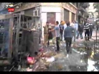 حرب اهليه يحول وسط البلد لخرابه