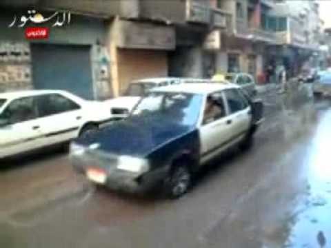 أمطار غزيرة بالغربية تتسبب في إنقطاع التيار الكهربائي ببعض القري