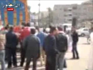 جبهة الانقاذ بقنا يتظاهرون بقنا والبلاك ينزعون الاقنعة