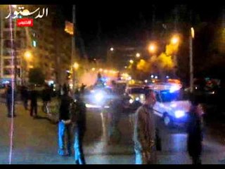 سحابة غاز سوداء تغطي سماء مصر الجديدة