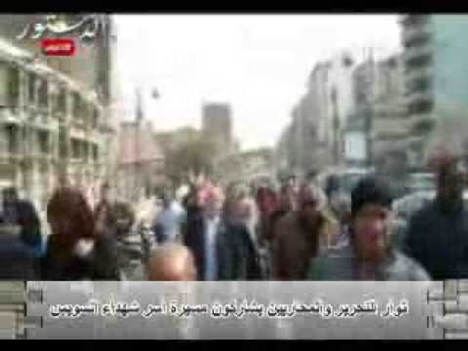 ثوار التحرير والمحاربين يشاركون مسيرة اسر شهداء السويس
