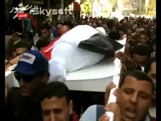 تشيع جنازة شهيد المنصورة