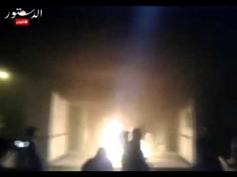 حريق بمبني ديوان عام محافظة الدقهلية