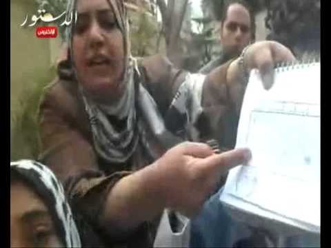 احتجاجية للمعلمين المؤقتين بالازهرفي طنطا