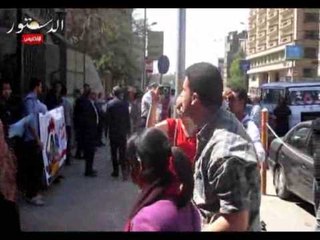 متظاهرو مجلس الدولة: اه ياشرطة عسكرية انتوا كلاب زى الداخلية