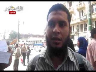 وقفة لمصابى الثورة امام دار القضاء