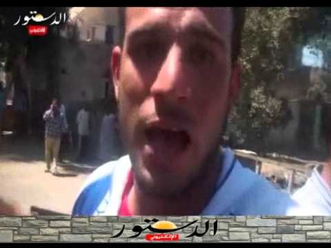 اهالي يقطعون طريق دسوق الاسكندرية