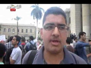 وقفه احتجاجية للطلاب المغتربين ضد فساد المدن الجامعية