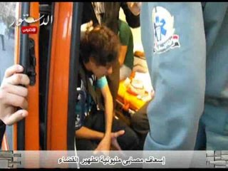 إسعاف مصابى مليونية تطهير القضاء