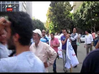 وقفة لعمال شركتي "أيديل"و"مساهمة البحيرة" أمام الشوري