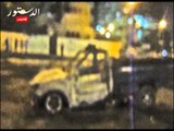 حرق سيارة مقدم شرطة بشارع الميرغنى