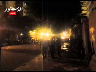 عمال شبكات ينهون اعتصامهم امام الوزراء بعد تهديدهم بالاعتقال