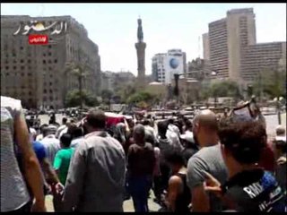 معتصمو التحرير يزفون أخر ضحايا أرهاب الأخوان