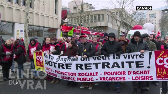 CGT : Appel à manifester mardi 5 février - L'info du vrai du 04/02 - CANAL+