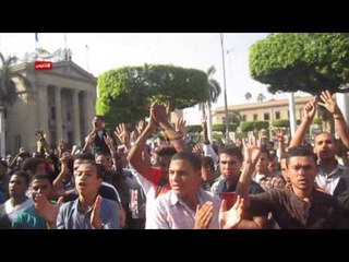مؤيدو السيسي يكيدون طلاب المحظورة بجامعة القاهرة