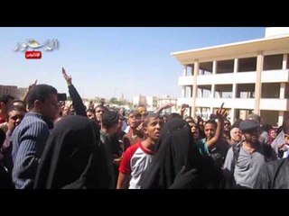 انصار أبو اسماعيل يهتفون ضد الداخلية أمام محكمة جنايات القاهرة