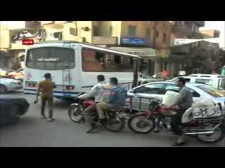 النقل الثقيل والخطة المرورية الجديدة يصيبان شبين الكوم بالشلل