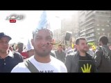 أنصار المعزول بمدينة نصر يلبسون طرابيش سخرية من الرئيس منصور