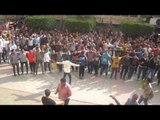 مسيرة لأنصار المعزول بجامعة القاهرة لرفض محاكمة مرسي