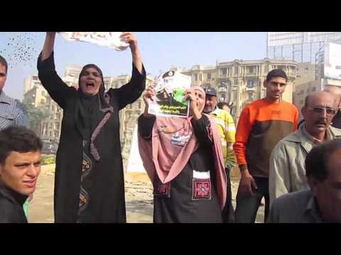انصار السيسى يتحدون متظاهرو محمد محمود ويهتفون له