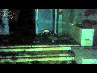 شاهد آثار حريق نقطة شرطة الطالبية