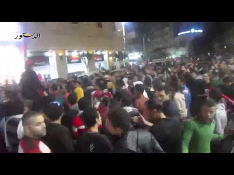 مسيرات ليلية للقوي الثورية لرفض قانون التظاهر بوسط البلد