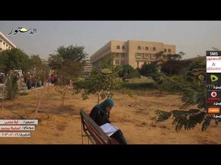 طالبة أزهرية تذاكر تحت وقع قنابل الأمن وعنف المحظورة