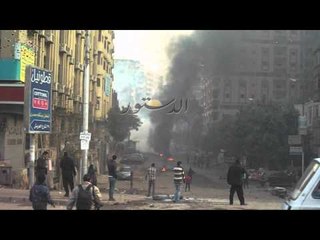 اهالي الهرم يزيلون اثار الارهاب الاخواني  عقب اشتباكات دامية