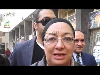 وزير الصحة تصوت بنعم للدستور بالزمالك