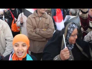 أنصار السيسي يتظاهرون بعابدين