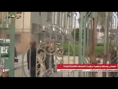 اخواني يستفز مسيرة مؤيدة للجيش بعلامة رابعة