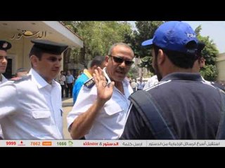 أمن "التربية والتعليم" يهدد طلاب الثانوية العامة المحتجين لفض وقفتهم