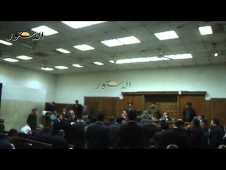 شقيقة قتيل الإرهاب تدلى بالشهادة أمام هيئة محاكمة الإرهاب بالمنصورة