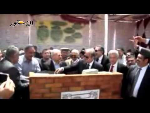 وزير اتصالات ومحافظ اسيوط يضعان حجر الاساس للقرية الذكية