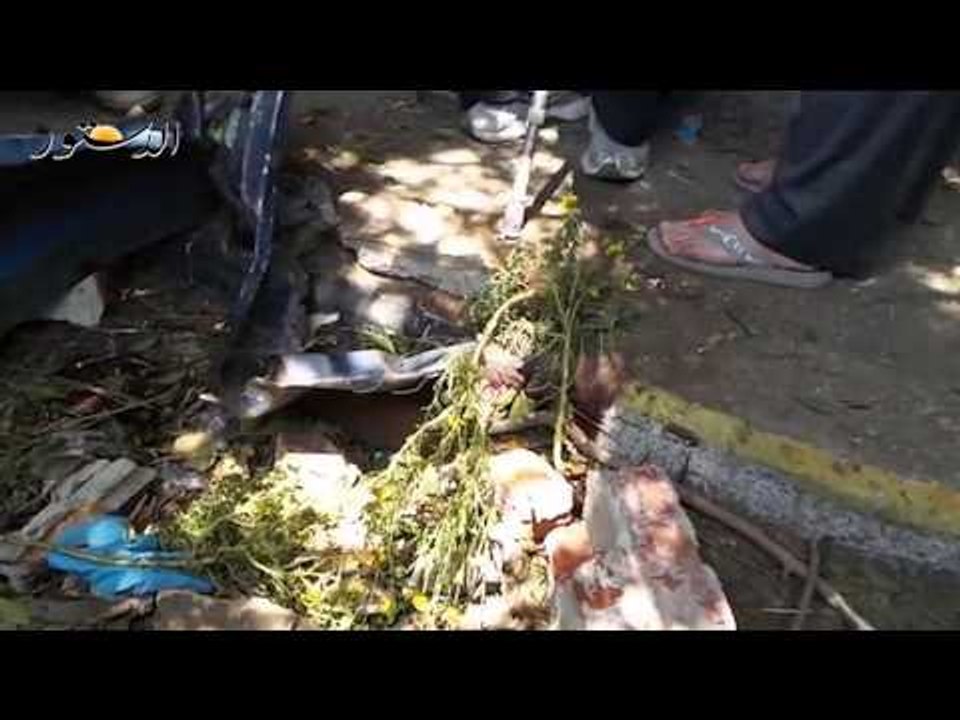 شاهد آثار انفجار قنبلة ميدان المحكمة بمصر الجديدة