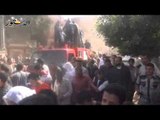 جنازة شهيد إنفجار مصر الجديده  تتحول لمظاهرة ضد الإرهابية
