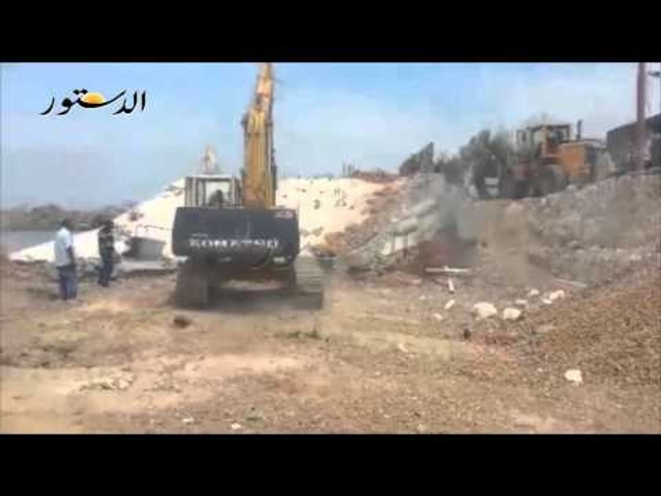 حملة امنية مكبرة لازالة التعديات على الاراضي ال...