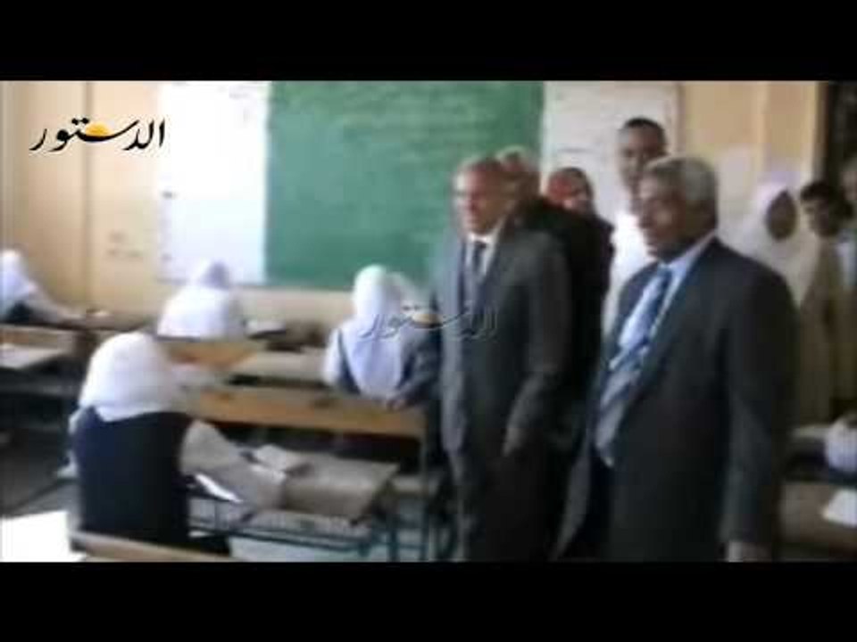 محافظ الأقصر يتفقد لجان إمتحانات الشهادتين الإبتدائية والإعدادية